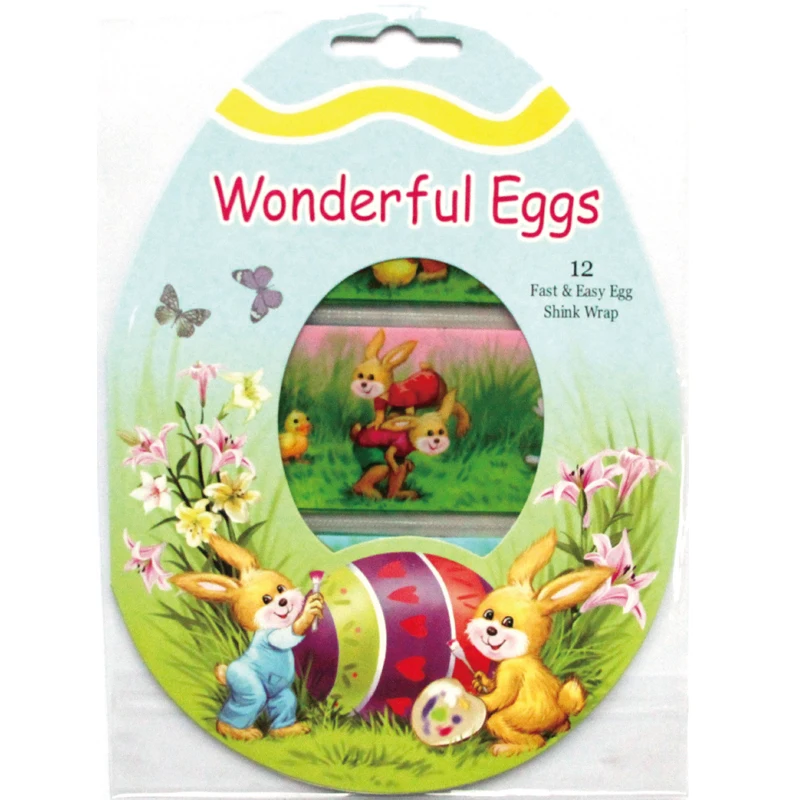 High Quality Customized Wonderful Easter Decor Heat Shrink Wraps For