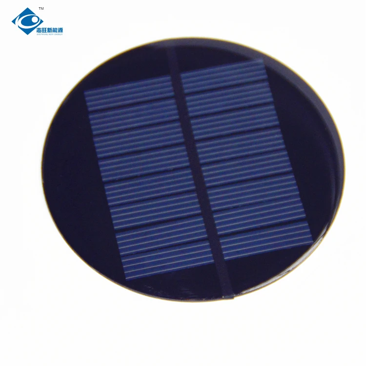 4v epoxy solar panel round solar cell solar panels ZW-R85 solar panel photovoltaic for garden light small system and solar toys