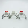 BPA free silicone stopper metal swing top closure cap for lock bottle