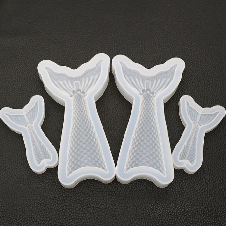 

China factory food grade silicone mold fish tail food grade cake decorating tools, Any colors you want