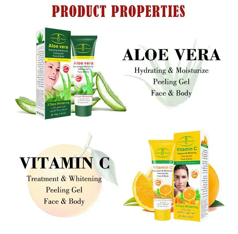 aloe vera hydrating & moisturizing peeling gel