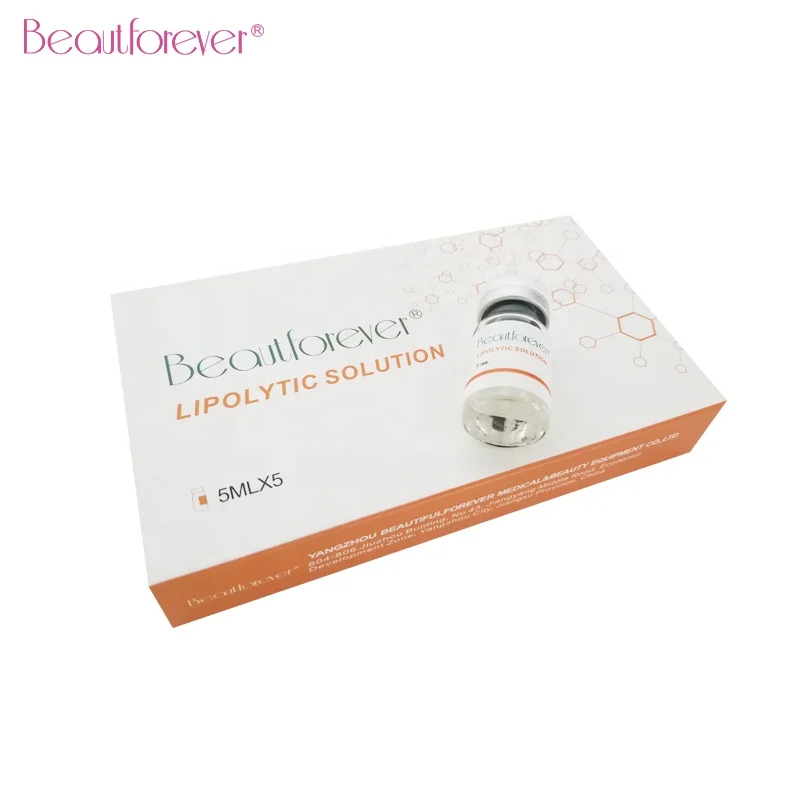 

Beautforever lipolytic solution for cellulite meso therapy injection, Transparent