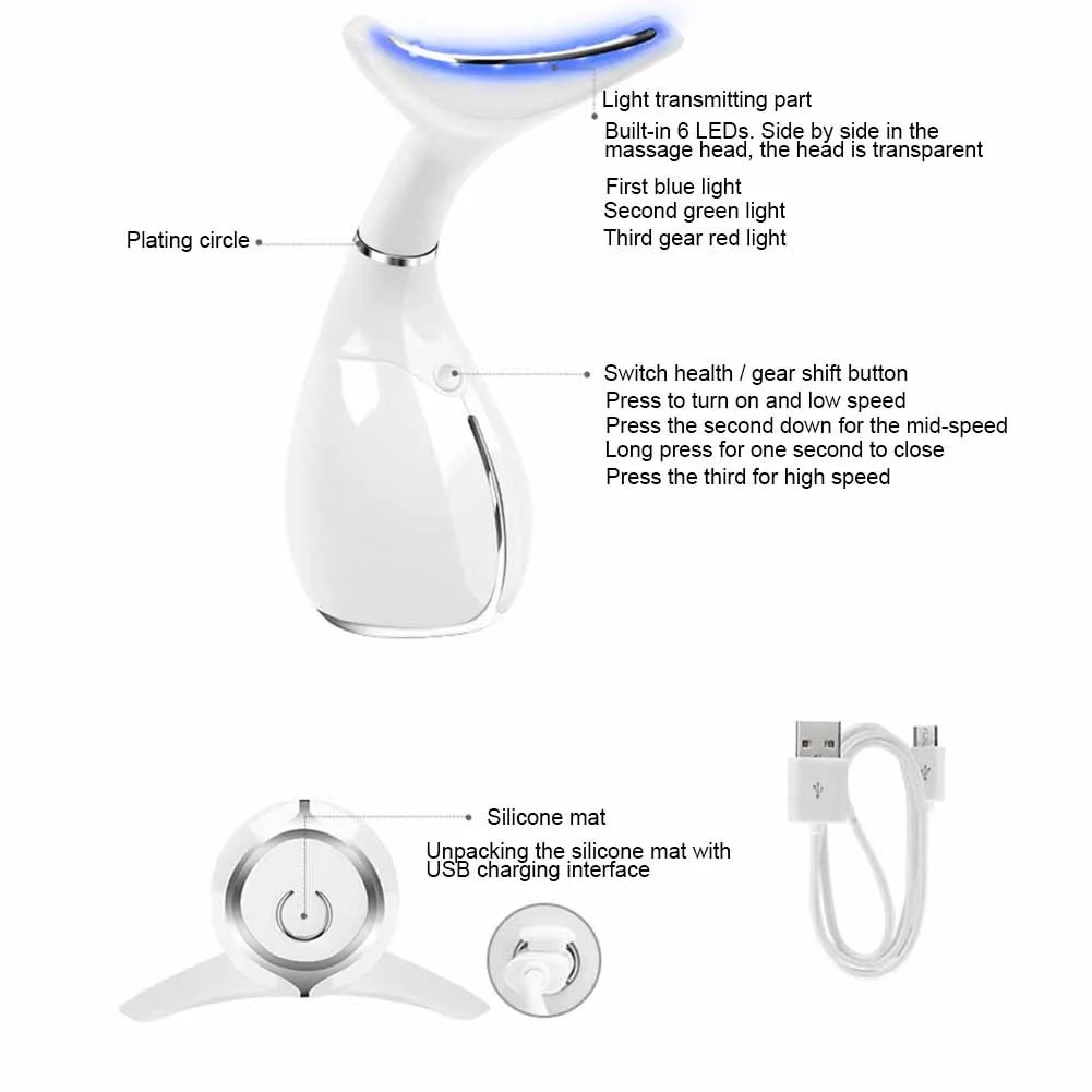 Face Lifting Neck Beauty Machine Beauty Wrinkle Removal Product Device Women's Neck Lift Grooming Neck Massage
