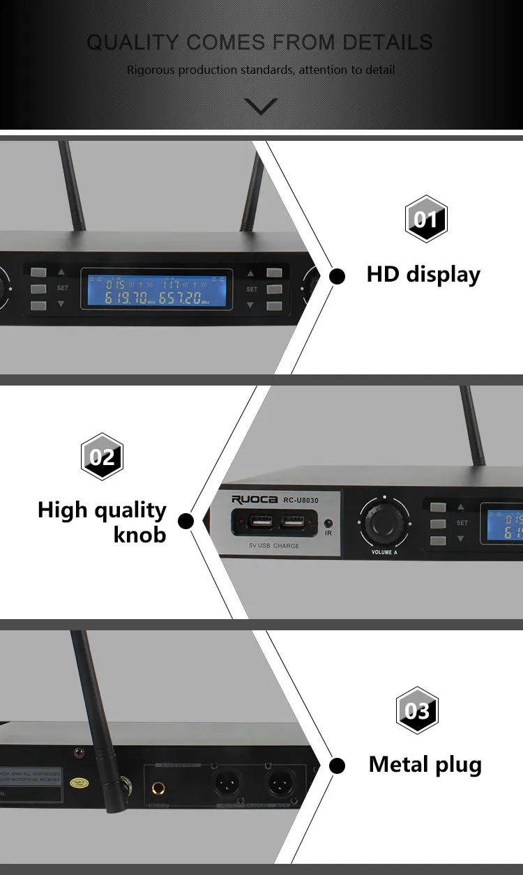 high quality wireless condenser microphone