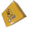 Custom cardboard packaging box glossy laminated B flute corrugated box for cakes bread biscuits tarts packaging