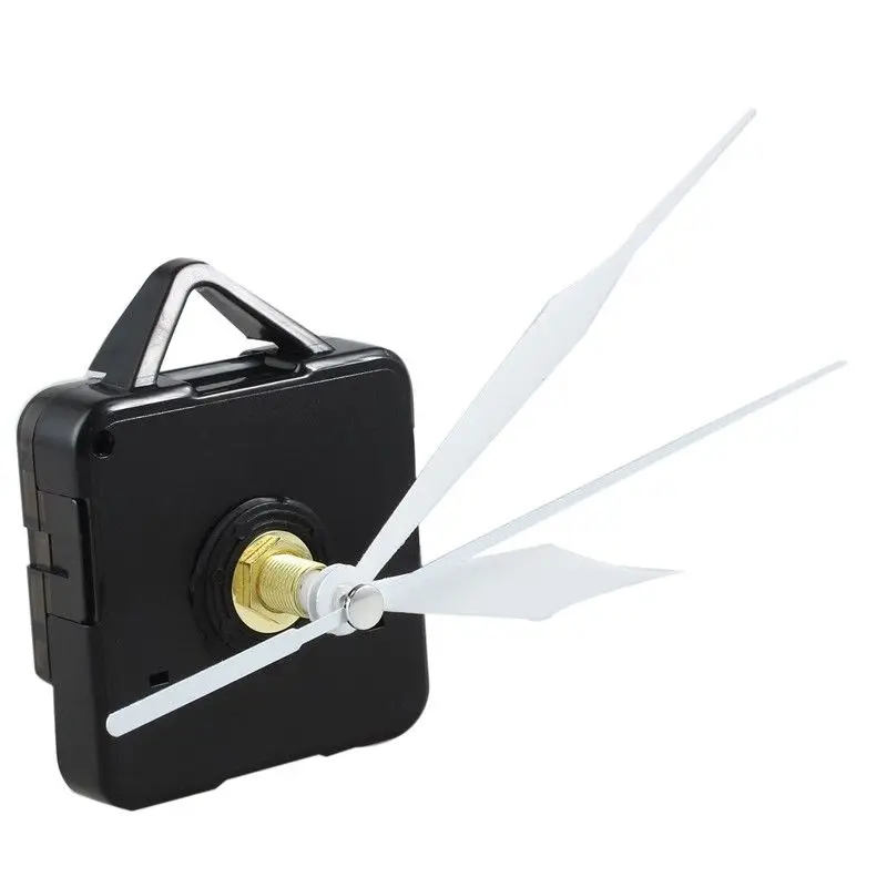 

High Quality New White Hands Quartz Black Wall Clock Movement Mechanism