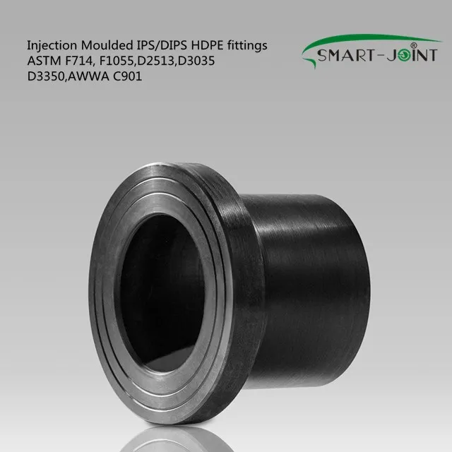 Fm200 Ips Injection Moulded Hdpe Fittings Ips Hdpe Flange Adaptor Ips