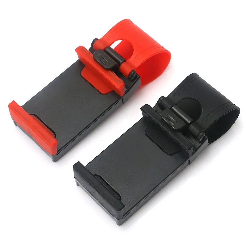 Universal Car Steering Wheel Clip Mount Phone Holder