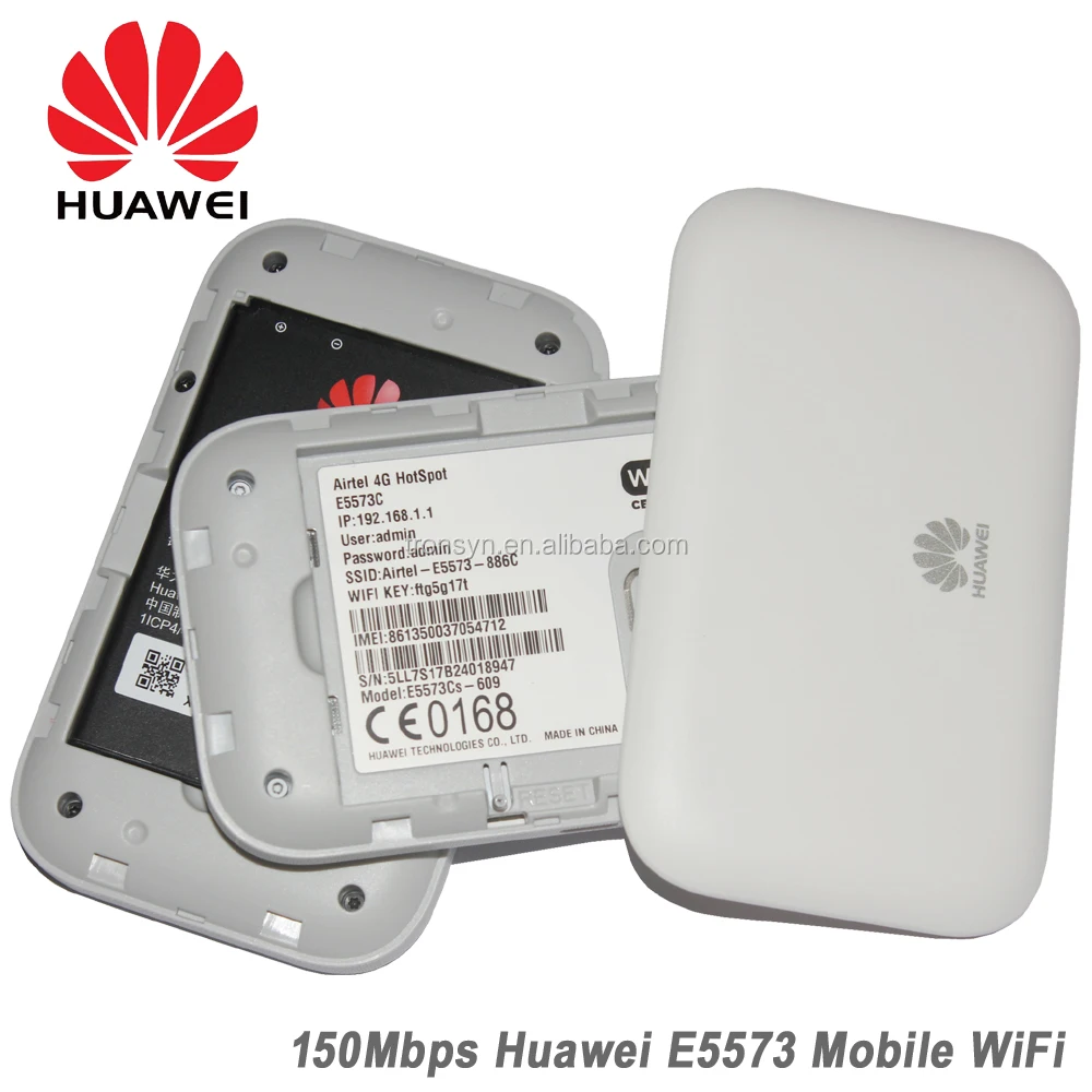 
150Mbps Hua wei E5573 E5573Cs-609 Portable 4G LTE Pocket WiFi Router Support LTE TDD And FDD Network 