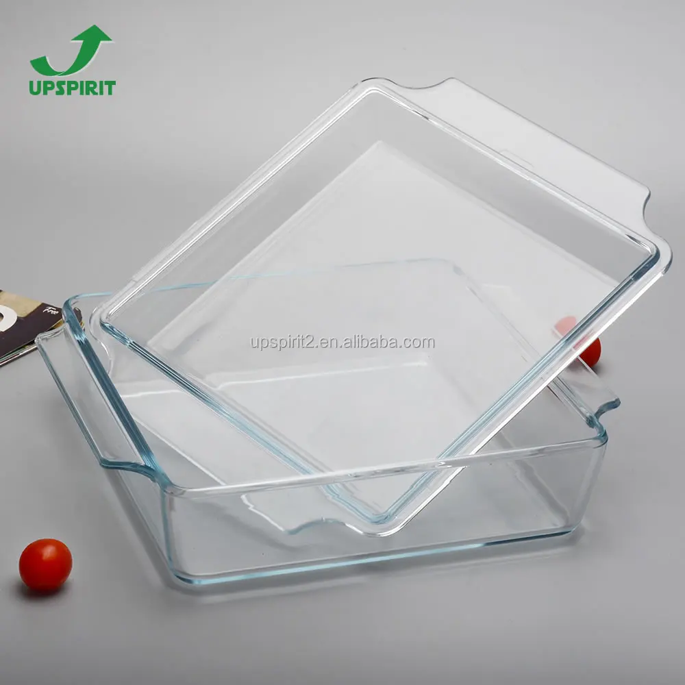 Square Temperature Oven Safe Baking Dish Glass Casserole With Glass Cover Buy Glass Casserole