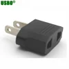 New 2 round to flat pin thaland china philippines plug adaptor ac power supply plug