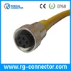 IP67 waterproof 7/8'' Mini change female molding connector with cable