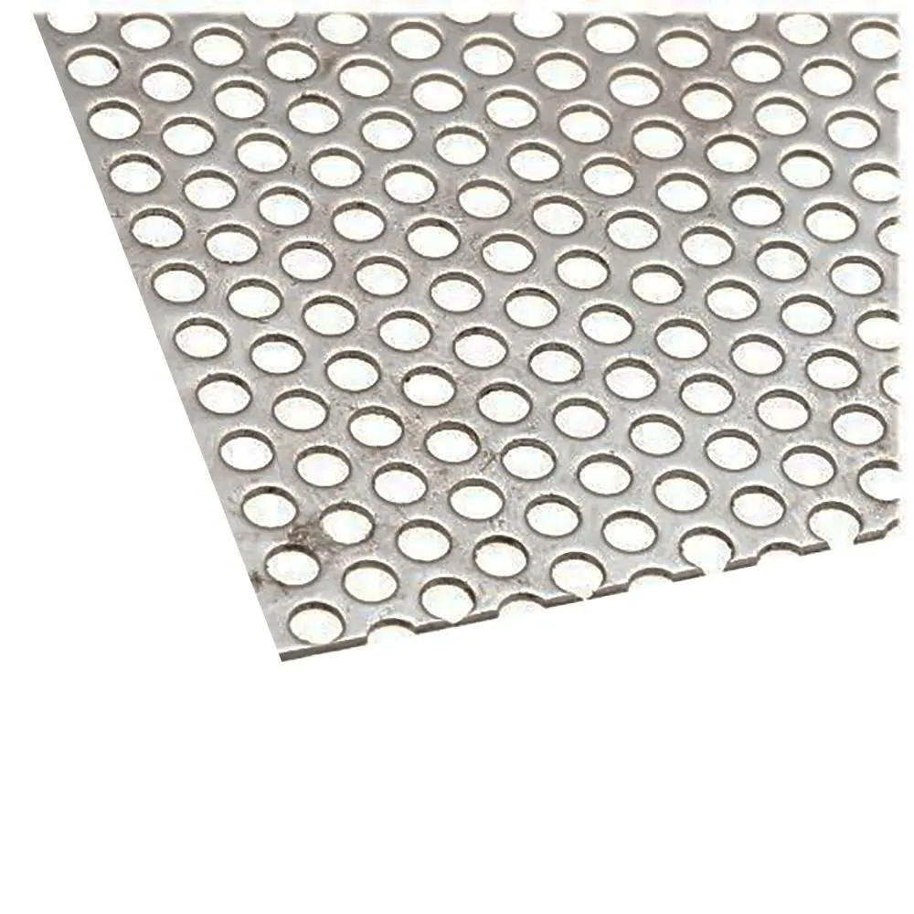 Buy Online Metal Supply Steel Perforated Sheet, Thickness 0.036 (20 ga.), Width 24", Length