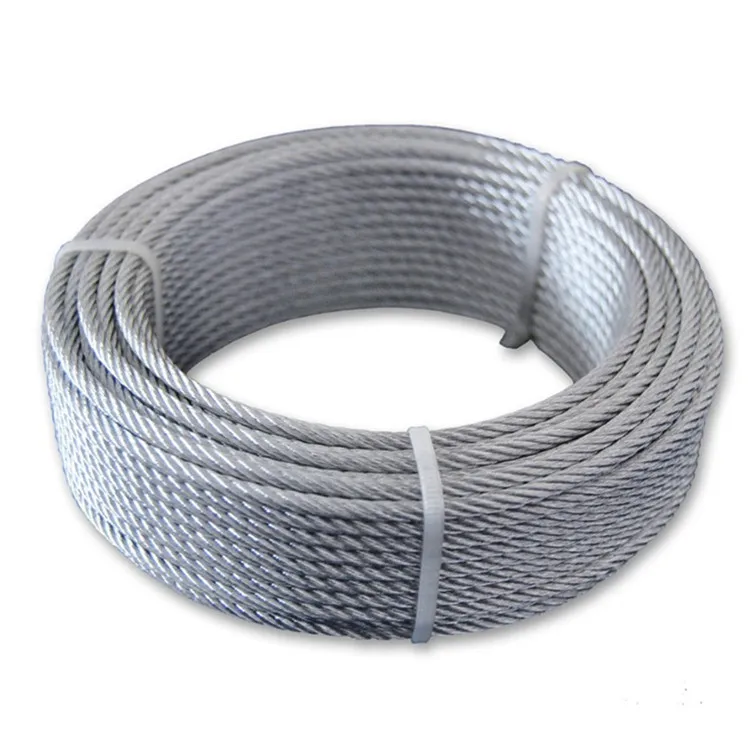 Kingtale 10mm 6x19+fc Electro Galvanized Steel Wire Rope For Crane ...