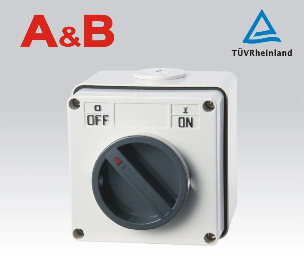 Australian Standard waterproof electric Isolating switch,the best service and China factory Rotary isolating switch*