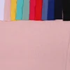Hot sell cheap plain dyed multicolor poly spun knitted fabric polyester