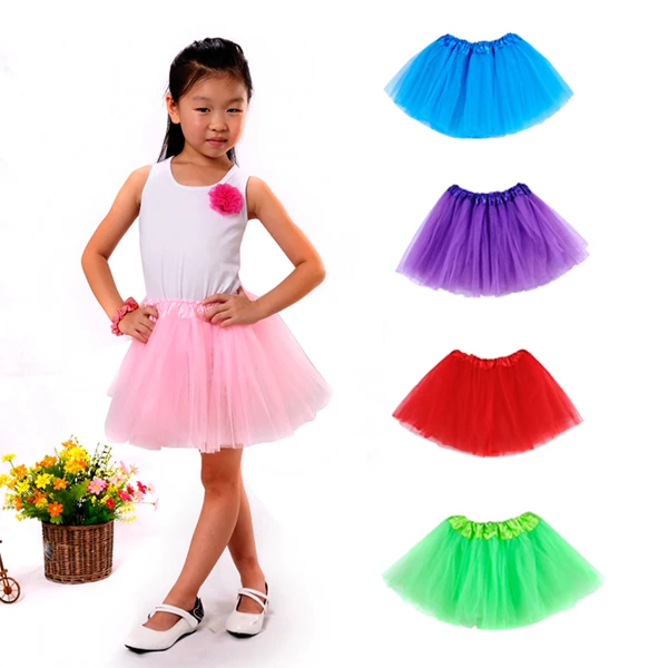 

Promotion Cheap Plain Dyed Kids Fluffy Tutu Skirt, Picture