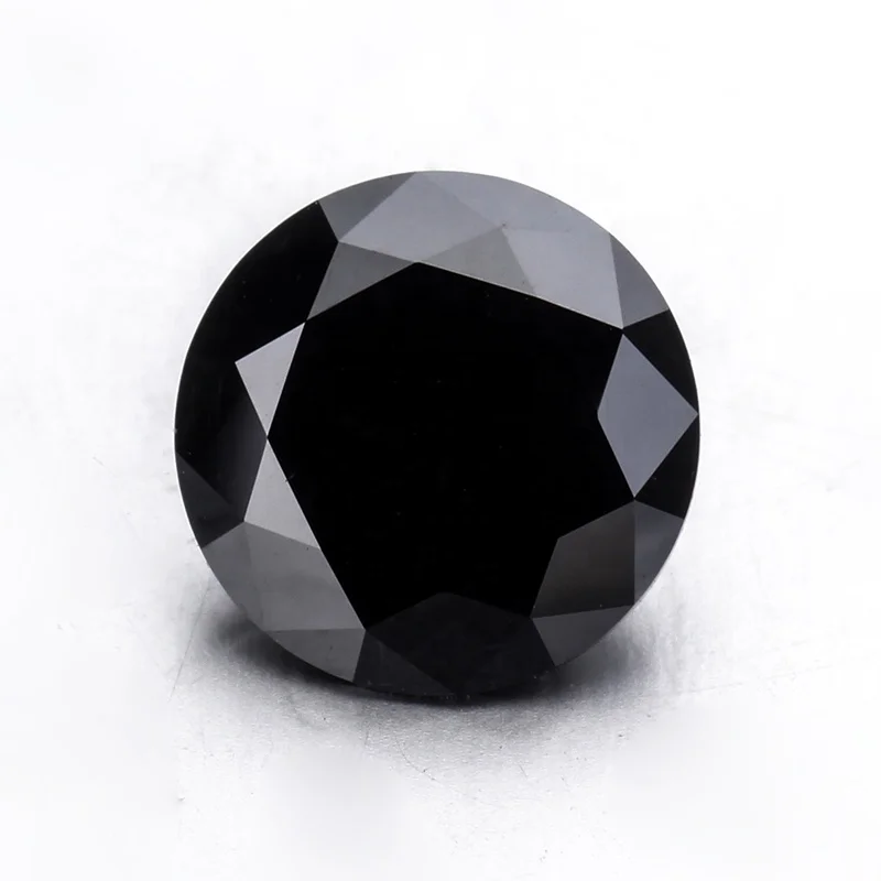 

Thriving Gems Large Gemstones Loose Lab Created Diamond Black 6.5mm Moissanite