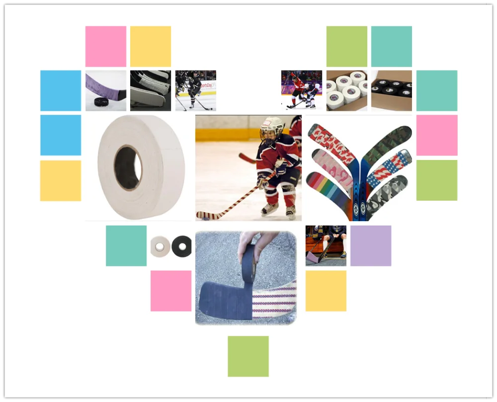 Transparent Pvc Hockey Tape Sports Adhesive Ice Waterproof Pvc Ice