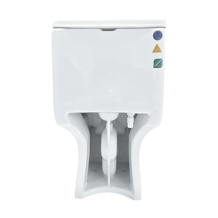 
One-piece Elongated Toilet With Siphon Flushing 