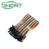 Smart Electronics~24AWG wires and cables,simple root 1P Double dupont wire 2.54MM ,1 p plastic shell 25 cm length