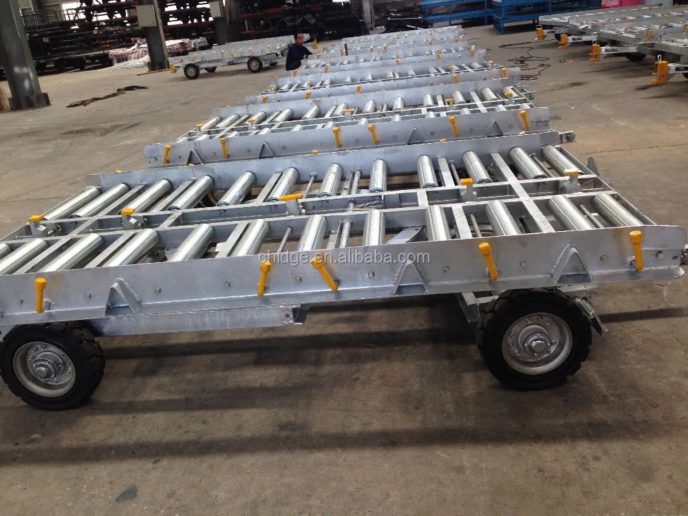 
aircrfat ground support equipment -7000kg pallet dolly for airport 