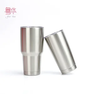 China Sliver Color Stainless Steel Insulated Coffee Cup Warmer Tumbler