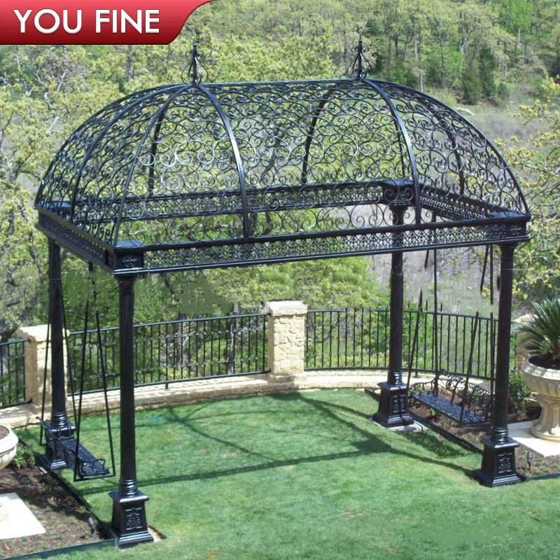 Simple Outdoor Garden Casting Iron Gazebo Buy Garden Iron Gazebo