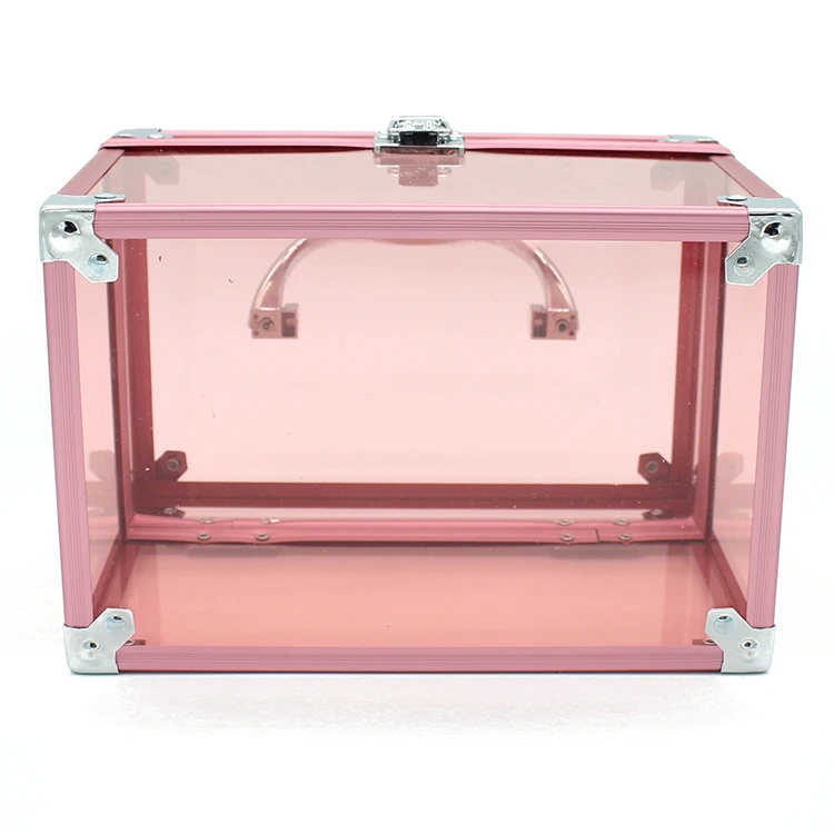 Clear Locking Aluminum Makeup Jewelry Storage Acrylic Vanity Case Buy
