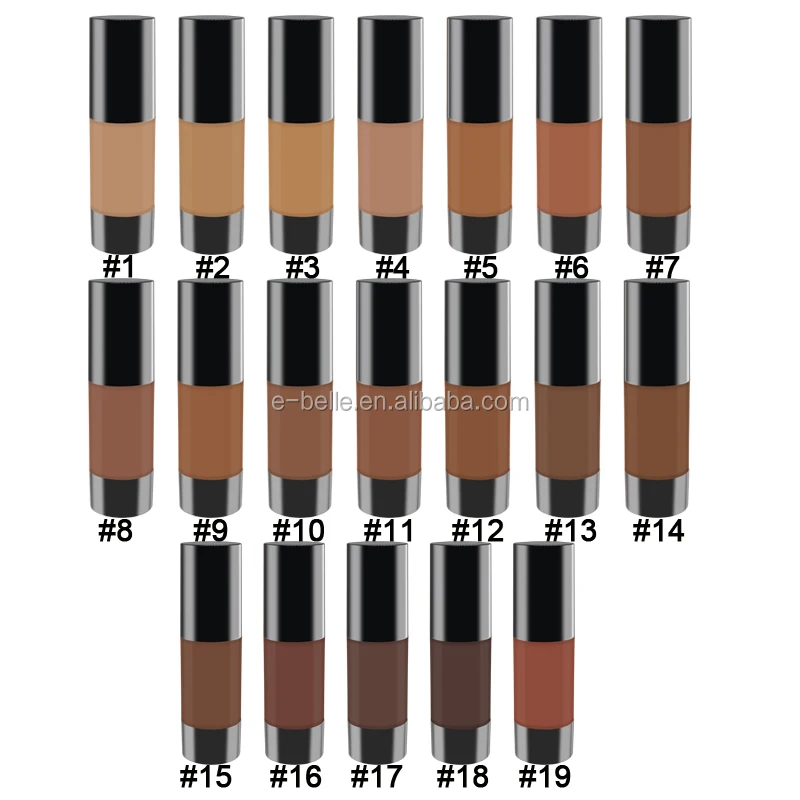 

face shimmer matte wear brown liquid face foundation 25 colors