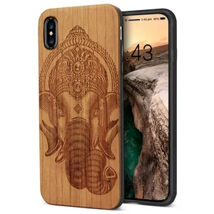 Carved Wood Phone Case iPhone