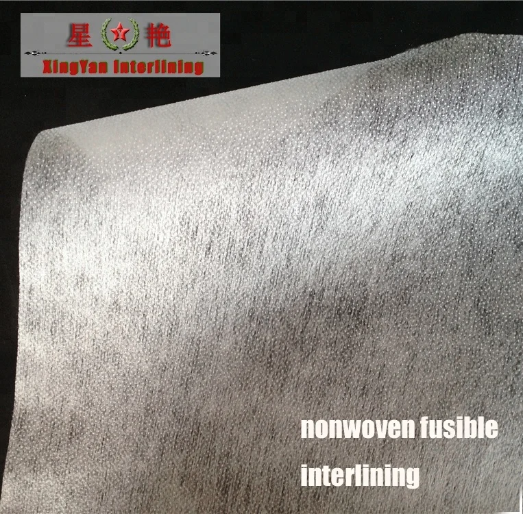 

fusible paper non woven adhesive fusing interfacing garment double dot interlining