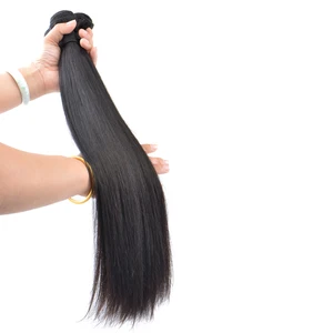 wholesale brazilian virgin hair weave bundles cuticle aligned straight hair with closure