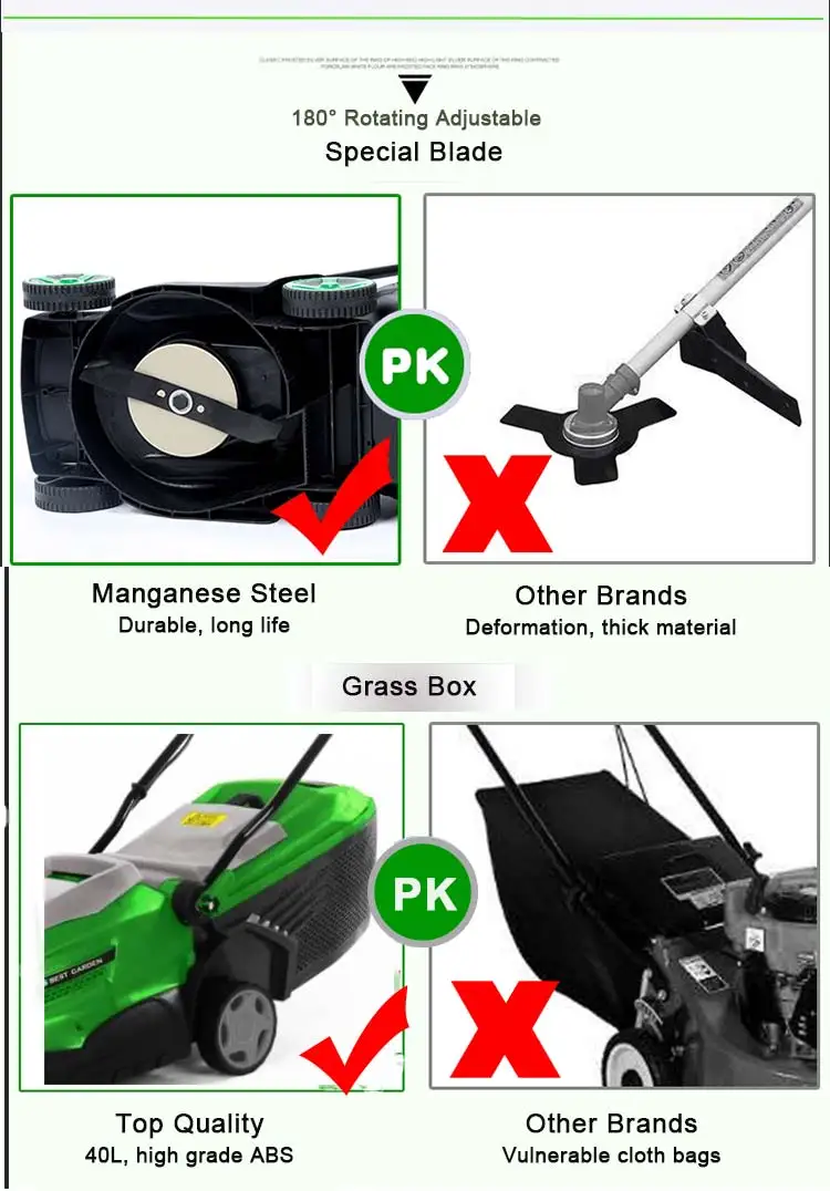 Hand Push Electric  Lawn Reel Mower Yard Machine For Sale