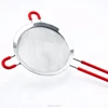 stainless steel stainer two ear with silicone handle