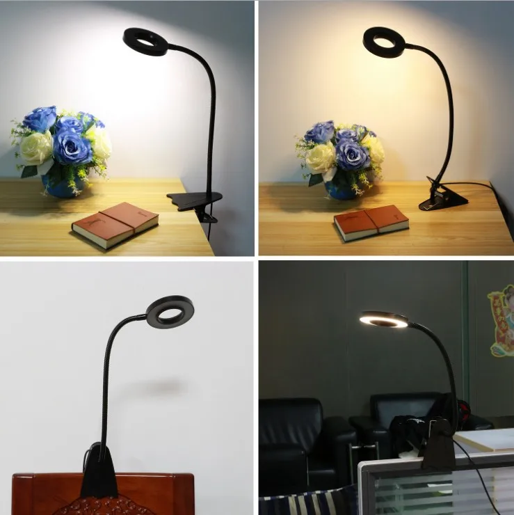 2019 Yarrae Gooseneck 7W Mini USB Table Lamp with 3 Lighting Modes and 10 Dimmable Brightness Levels LED Reading Lamp