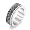 2019 Trendy Party Rings For Men One Layer White Ceramic Ring Silver Color Men Women Rings Jewelry
