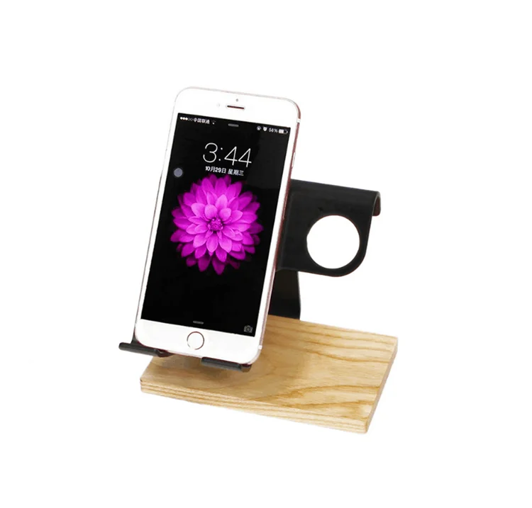 

New design aluminium desktop watch mobile phone holder stand