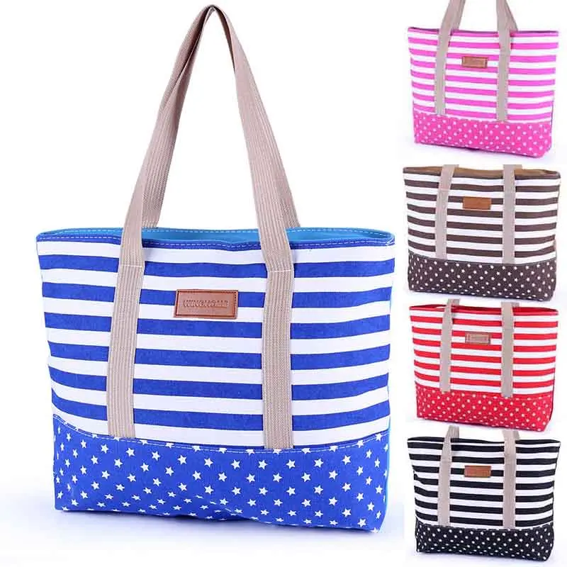 

2019 Women Canvas Beach bag Tote Shoulder Bags Custom hand bag, Picture