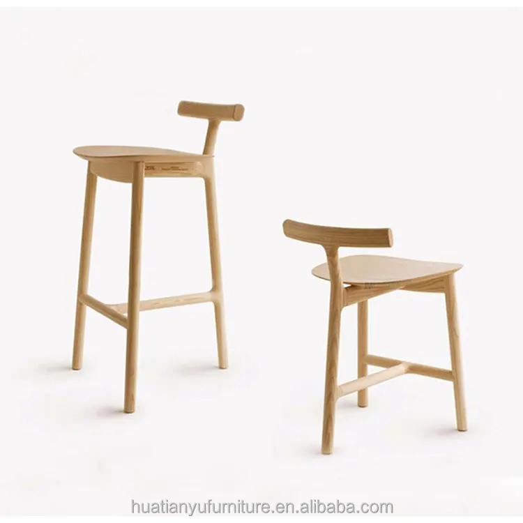 Whole Wood Frame 3 Legs High Resting Chair Hotel Bar Furniture Legs High Resting Chair Hotel Bar
