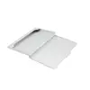 Personalized pocket durable square shaped stainless steel metal funky business card holder wallet