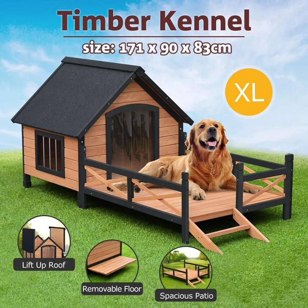 Wholesale Factory Wooden Weatherproof Pet Dog House Dog Kennel - Buy ...