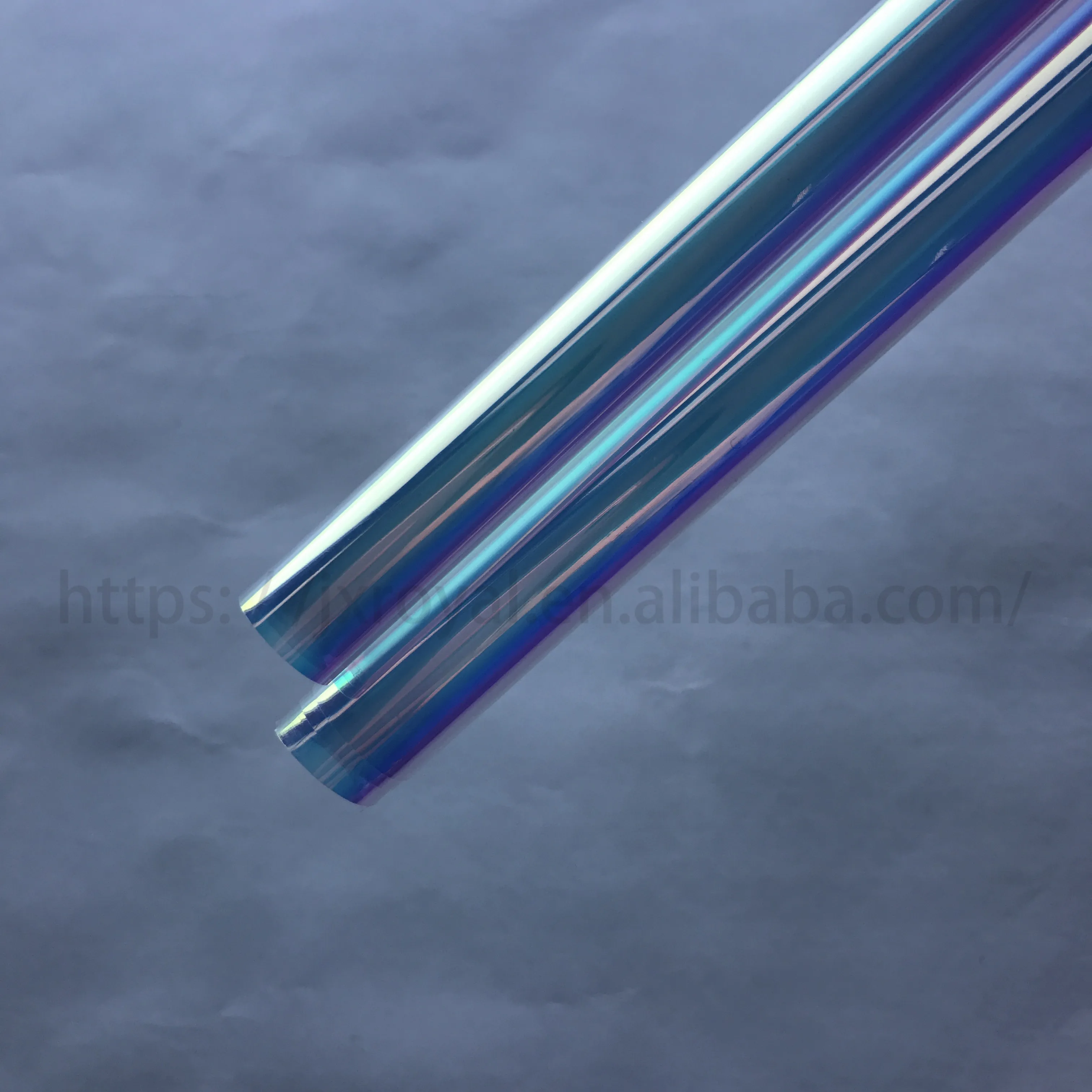 
RG TPU holographic vinyl fabric dichroic Iridescent fabric film for bag 