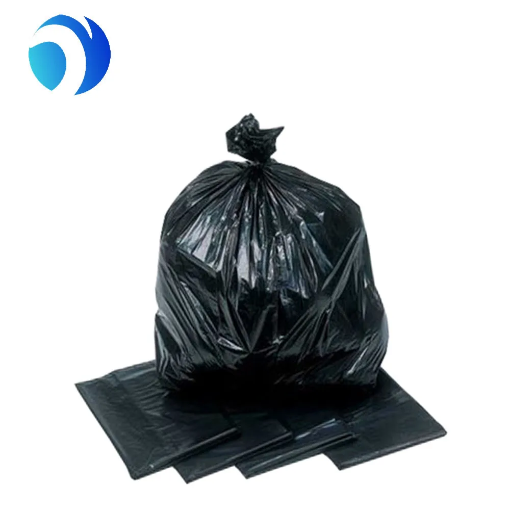 dustbin black plastic bag