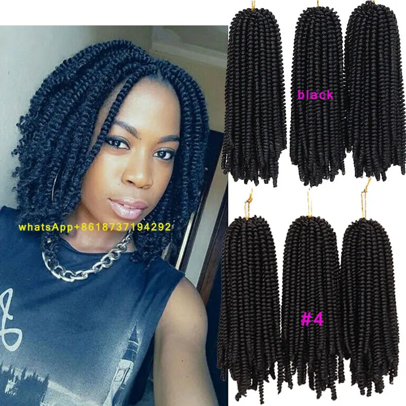 New Arrival 6 8inch Afro Kinky Nubian Twist Crochet Braids With