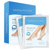 

2 Pairs Foot Exfoliation Peeling Mask For Soft, Smooth Feet- Peeling Away Calluses & Dead Skin Cells - 763027