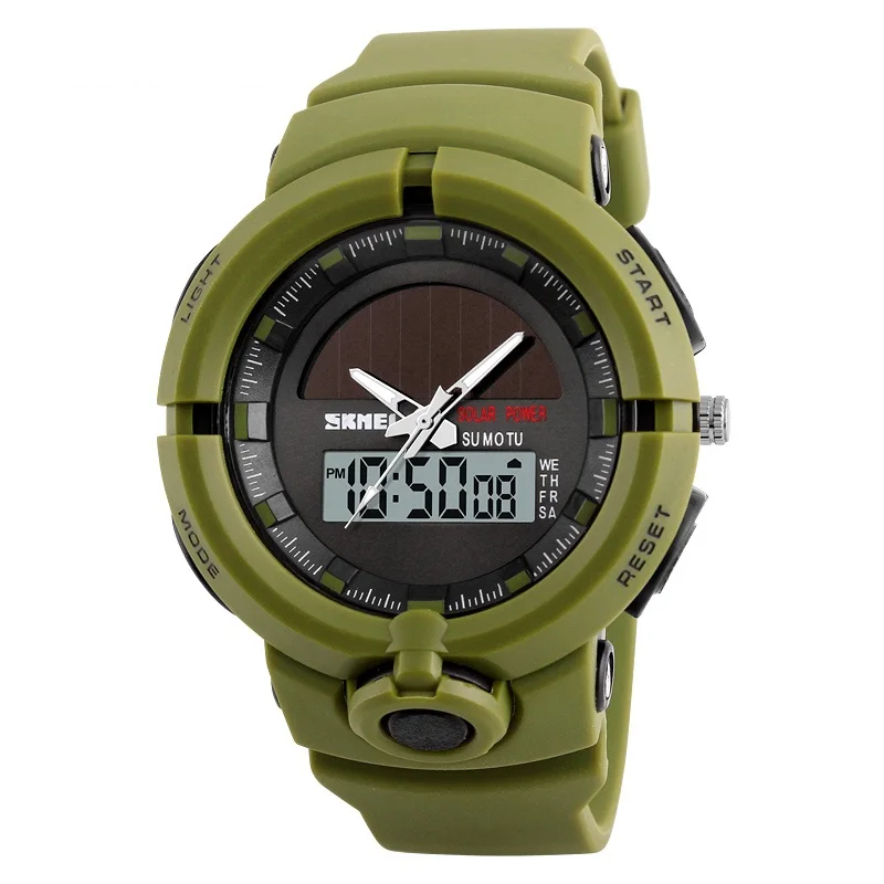 

SKMEI solar power digital Men's Military Watch 2018 relojes para hombres