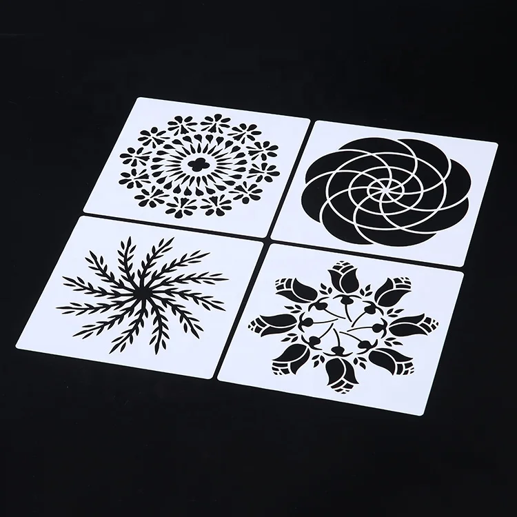 
Bendable Soft Plastic Reusable Template Stencil Spray Paint Mold 