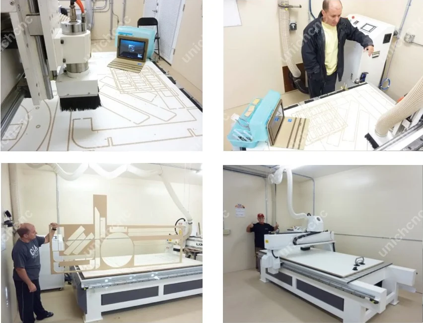 Big size Wood furniture carving and cutting machine