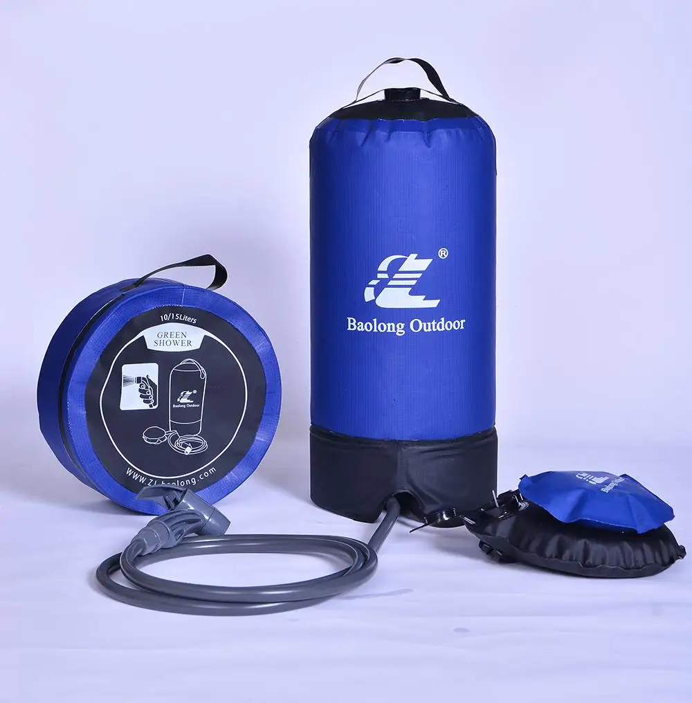 

PVC Portable shower for outdoor camping hiking water bag